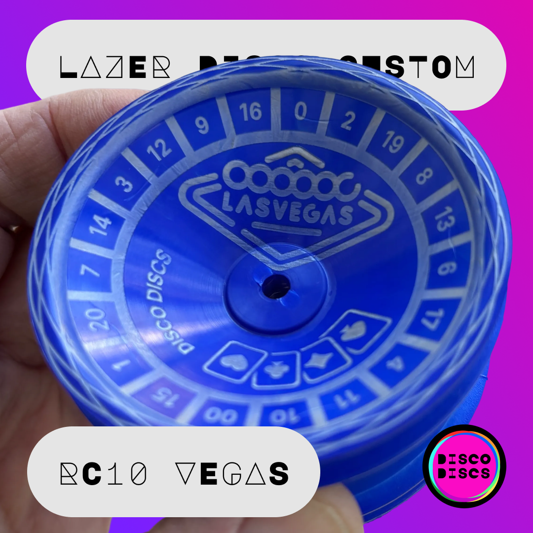 RC10 VEGAS — Lazer Disco Custom — personalise with your name