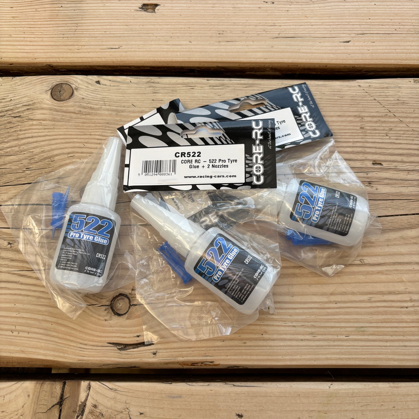 CORE RC - 522 PRO TYRE SUPER GLUE + 2 NOZZLES CR522