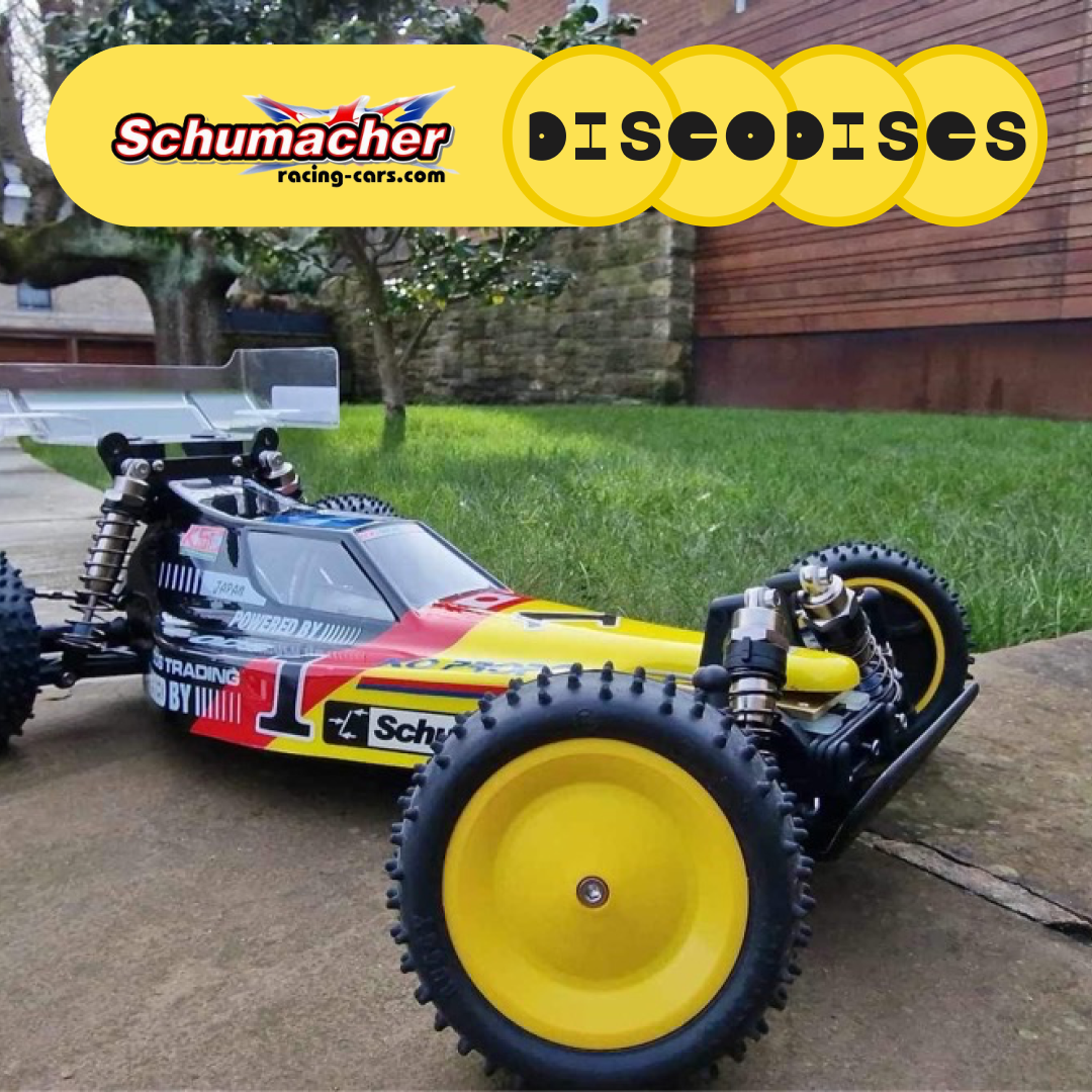 8. CAT XLS Schumacher 4WD Full Set of Disco Discs wheels