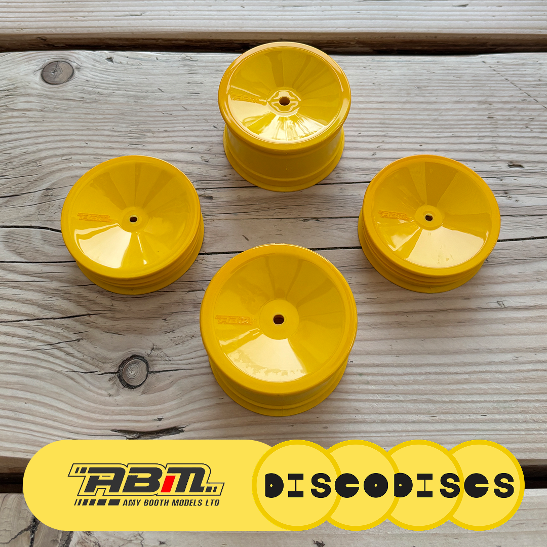 1.1 ABM — full sets of Disco Discs 2WD or 4WD 1/10 wheels — Choose Your Colour