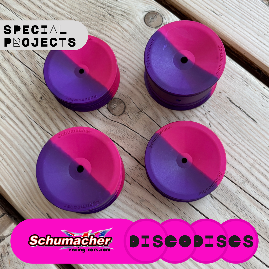 2.2 SCHUMACHER DOUBLE DIPPED — 2WD or 4WD full sets of Disco Discs wheels