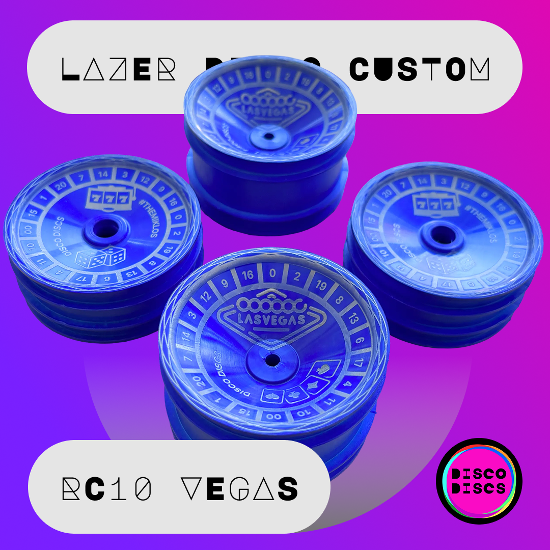 RC10 VEGAS — Lazer Disco Custom — personalise with your name