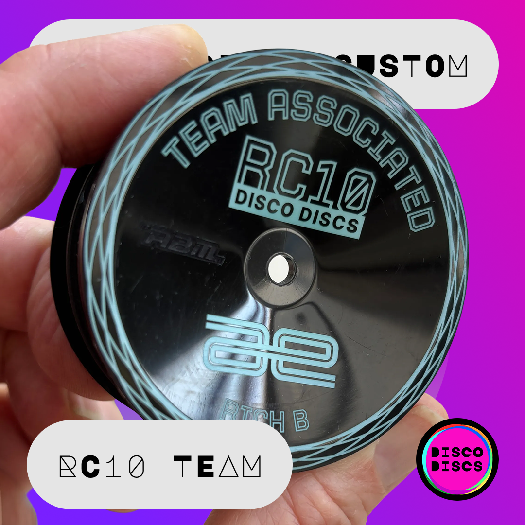 RC10 TEAM — Lazer Disco Custom — personalise with your name