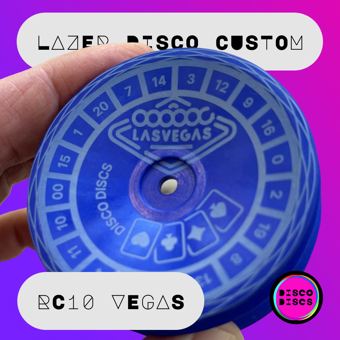RC10 VEGAS — Lazer Disco Custom — personalise with your name