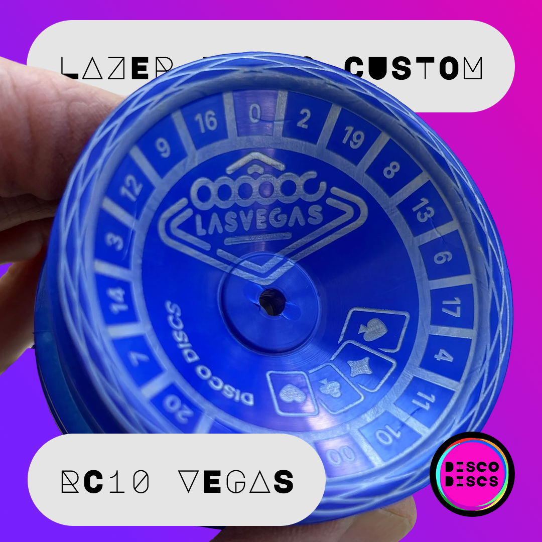 RC10 VEGAS — Lazer Disco Custom — personalise with your name