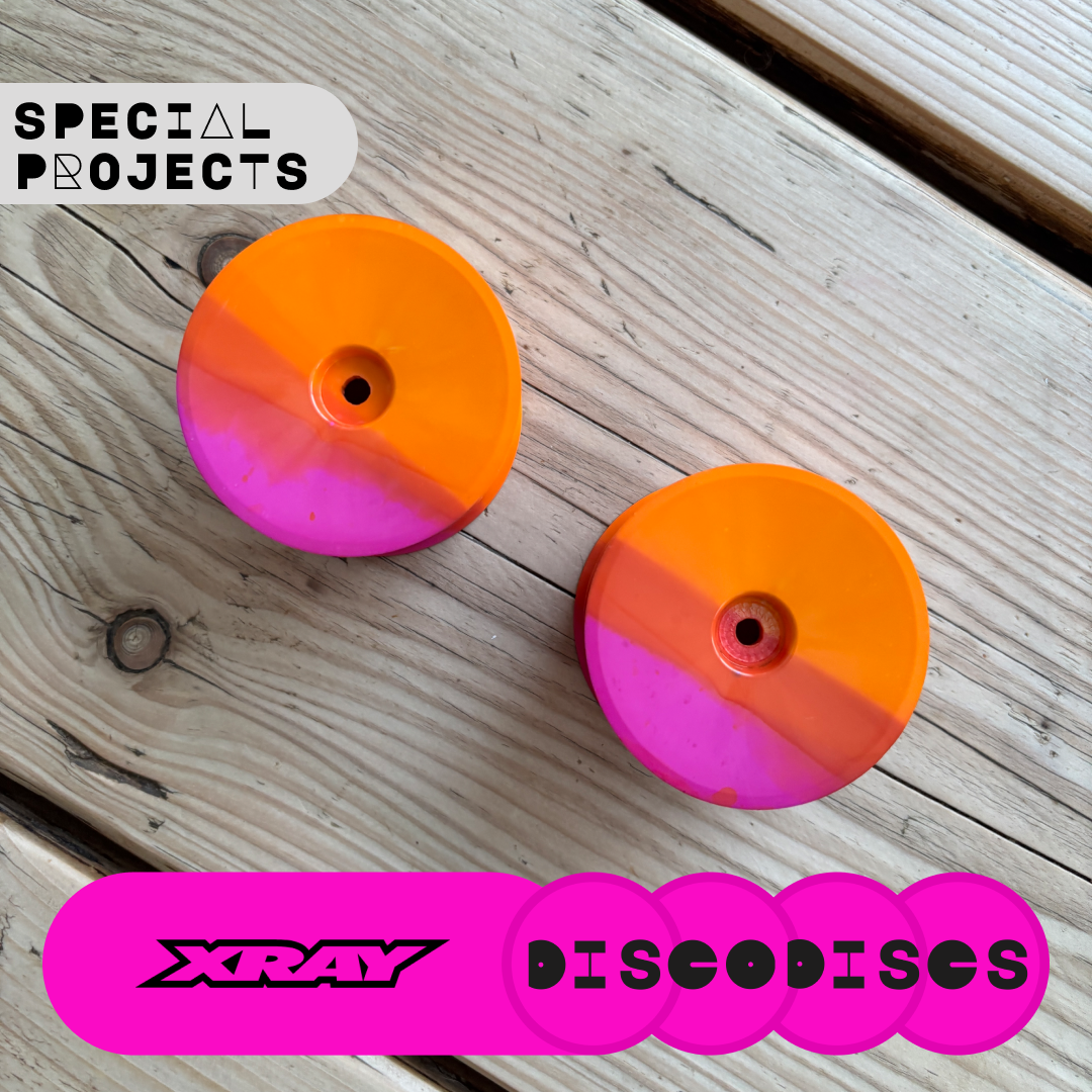 6.1 SPECIAL PROJECTS — DOUBLE DIPPED — Xray 2WD or 4WD full sets of Disco Discs wheels