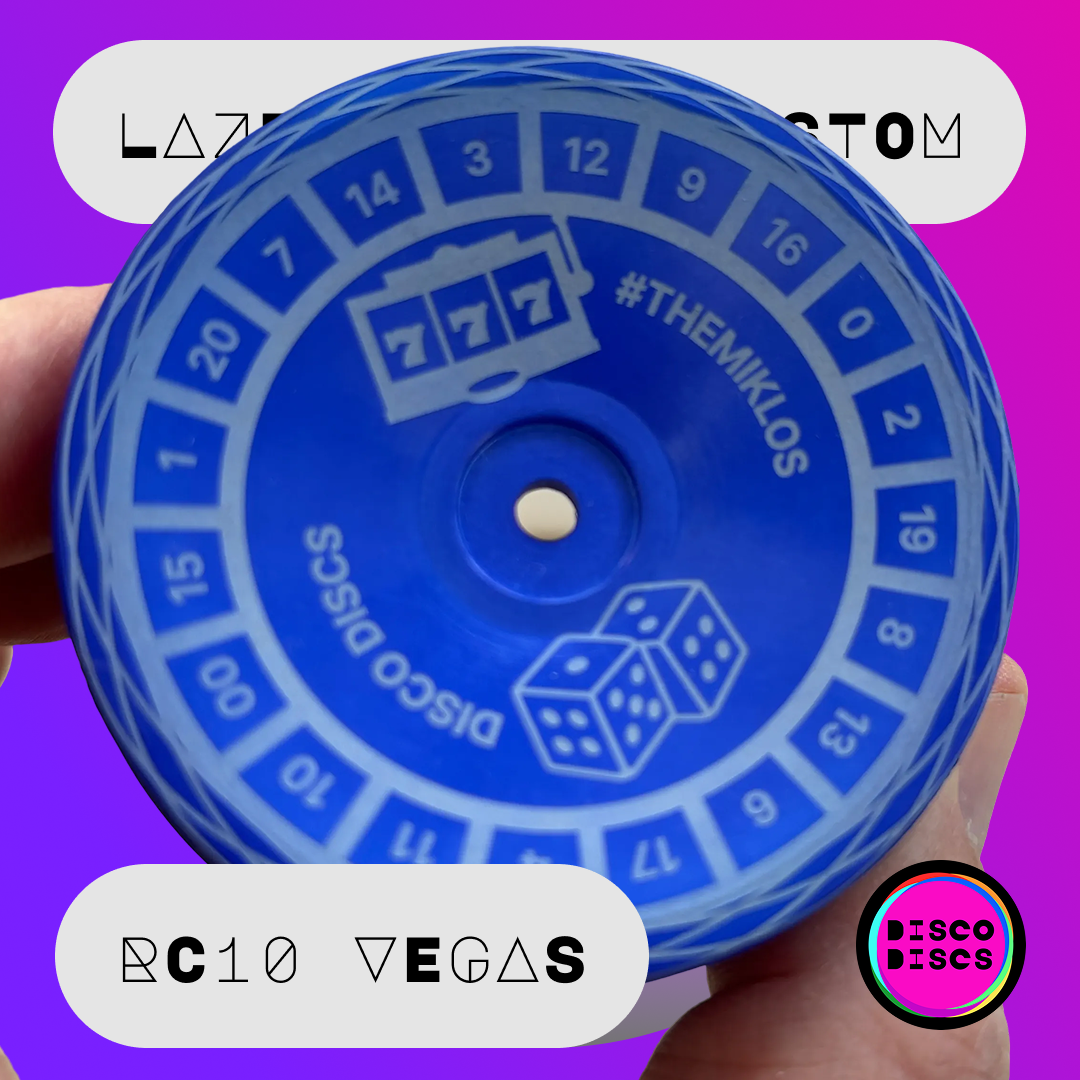 RC10 VEGAS — Lazer Disco Custom — personalise with your name