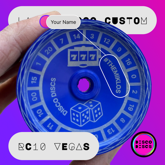 RC10 VEGAS — Lazer Disco Custom — personalise with your name