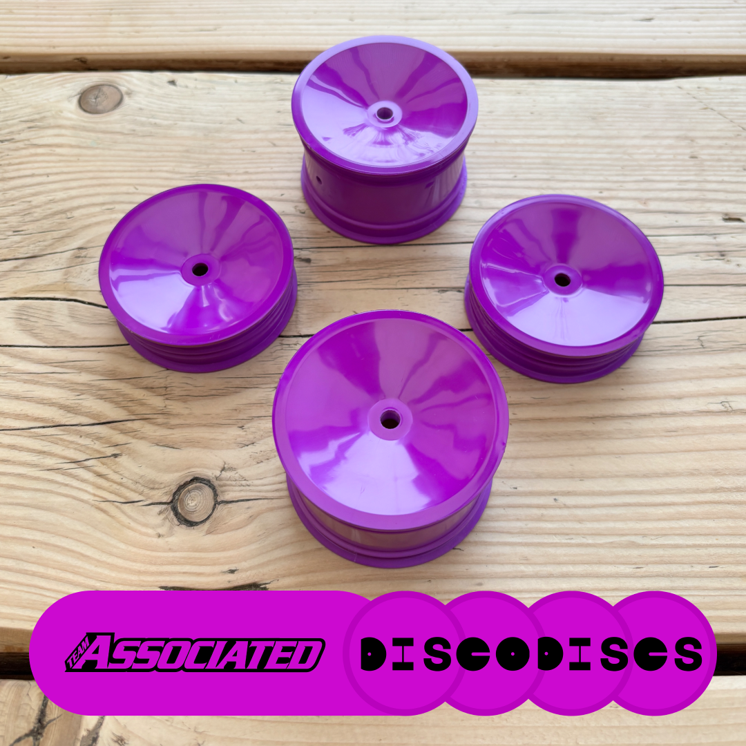 5. Team Associated — 2WD or 4WD full sets of Disco Discs wheels — Choose Your Colour