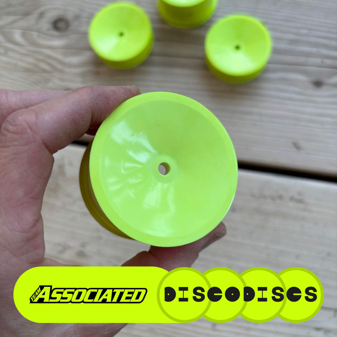 5. Team Associated — 2WD or 4WD full sets of Disco Discs wheels — Choose Your Colour