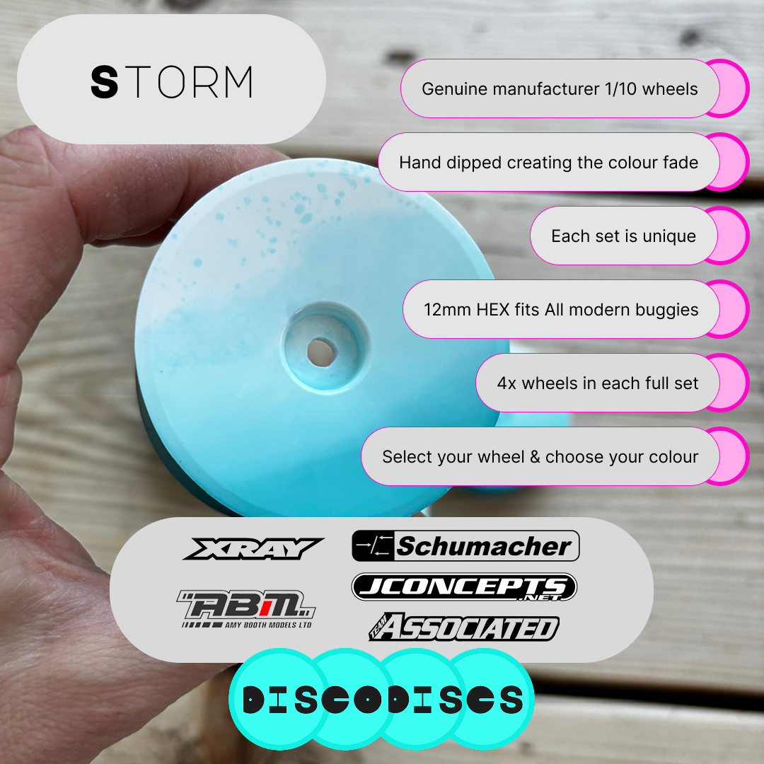 1.2 STORM — 2WD or 4WD full sets of Disco Discs wheels