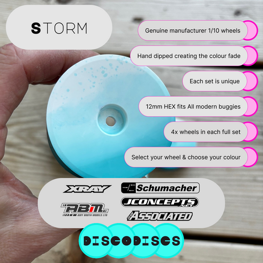 1.2 STORM — 2WD or 4WD full sets of Disco Discs wheels