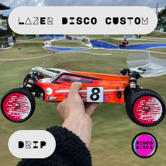 Lazer Disco Custom — DRIP — personalise with your name & chassis logo