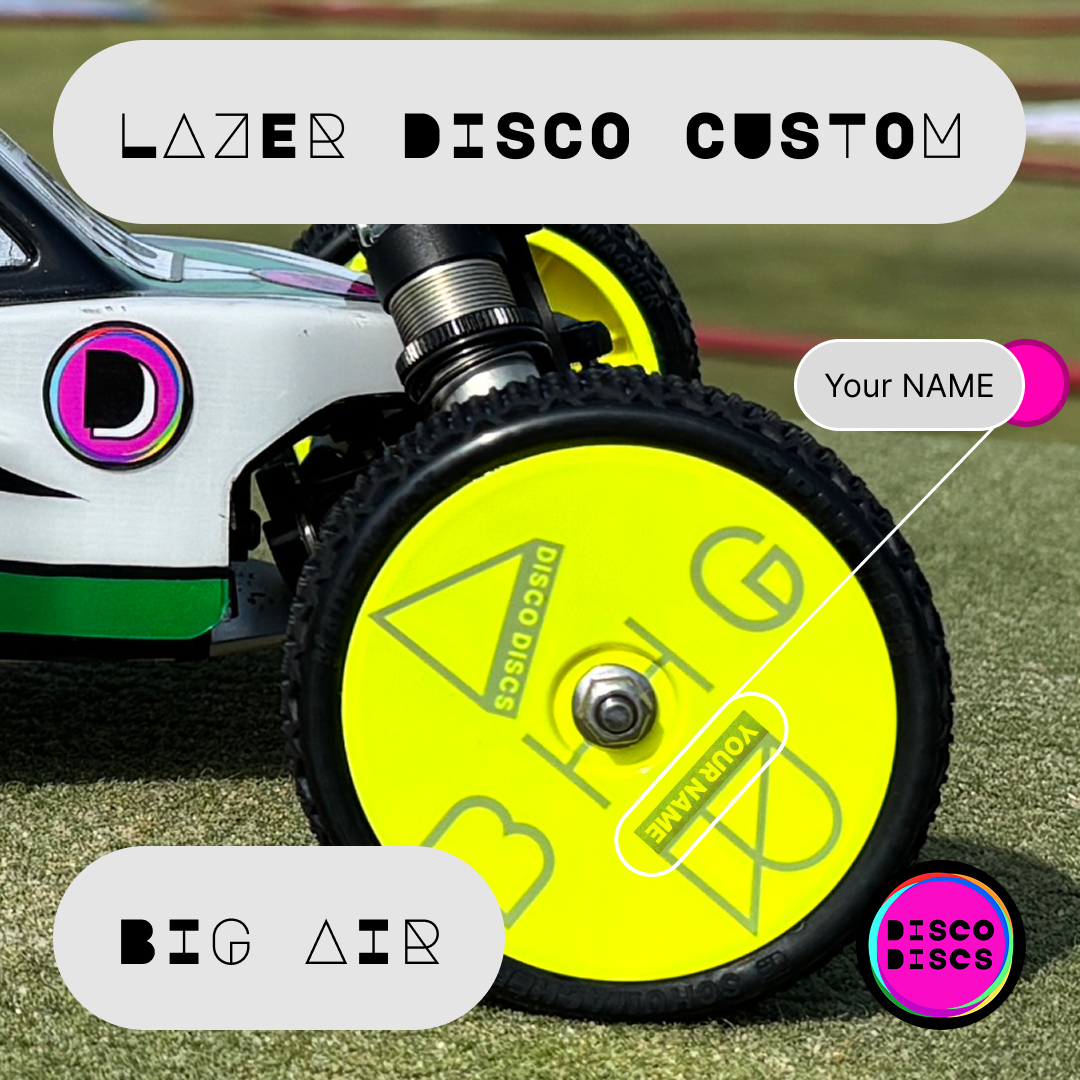 Lazer Disco Custom — BIG AIR — personalise with your name