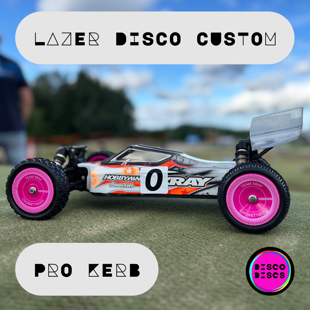 Lazer Disco Custom — PRO KERB — personalise with your name & chassis logo