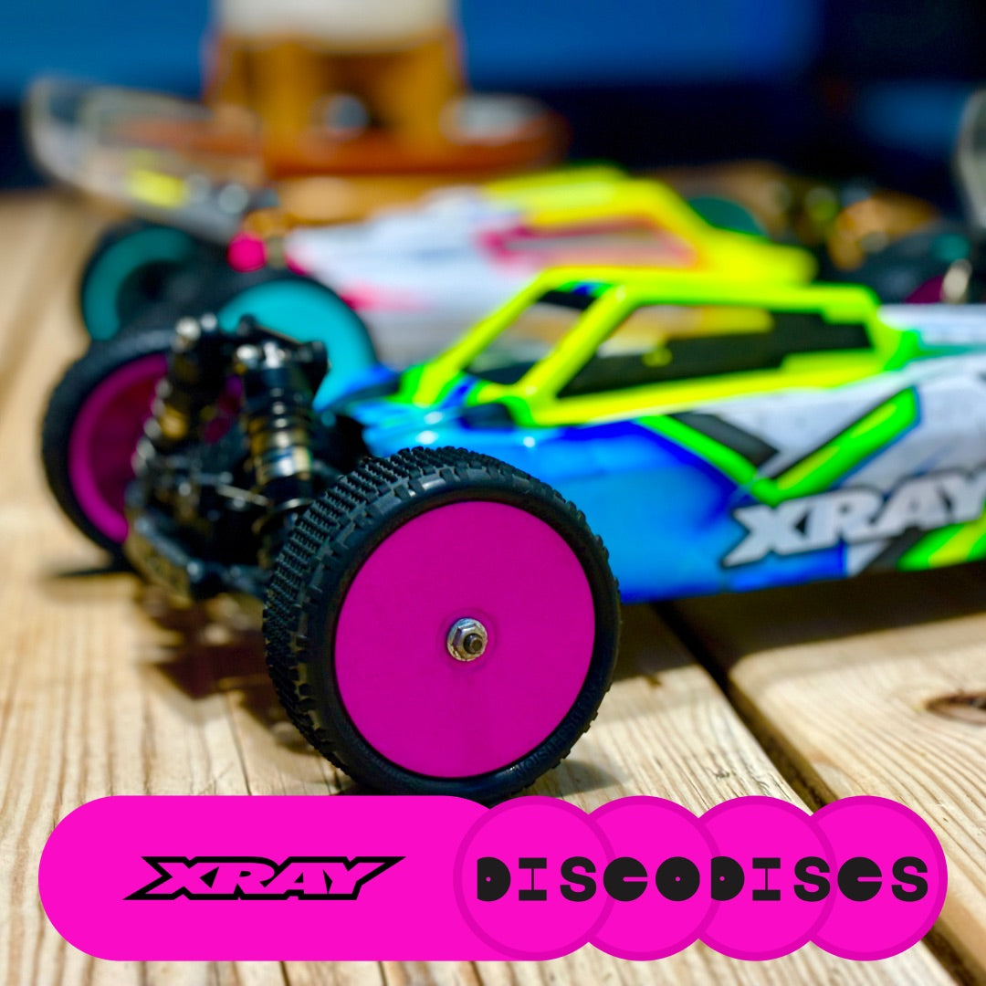 5. Xray — 2WD or 4WD full sets of Disco Discs wheels — Choose Your Colour