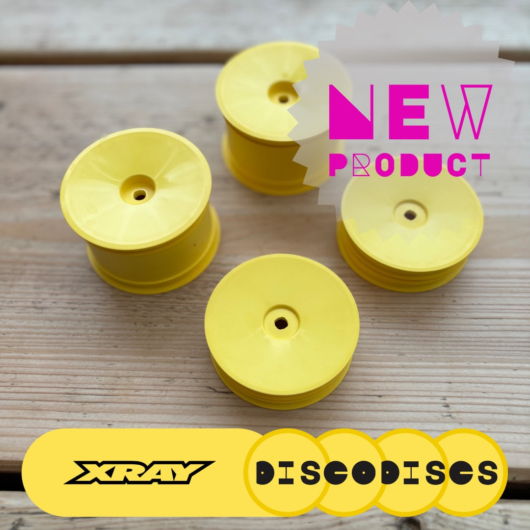 Two, 3, 5 PACK — Xray 2WD or 4WD Disco Discs wheels — Choose Your Colour