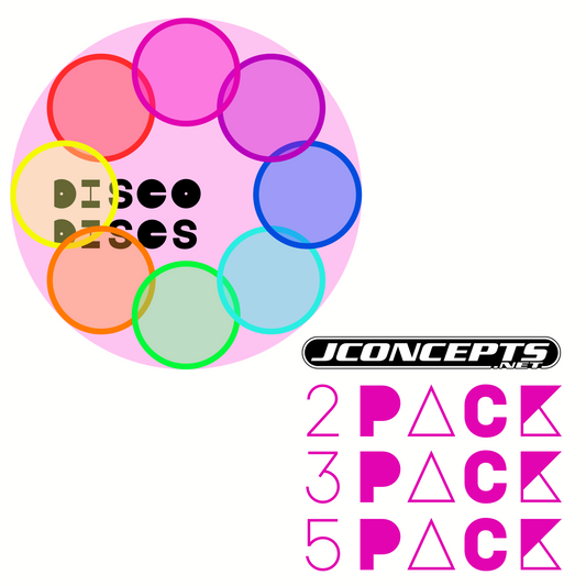 Two, 3, 5 PACK — JConcepts 2WD or 4WD Disco Discs wheels — Choose Your Colour