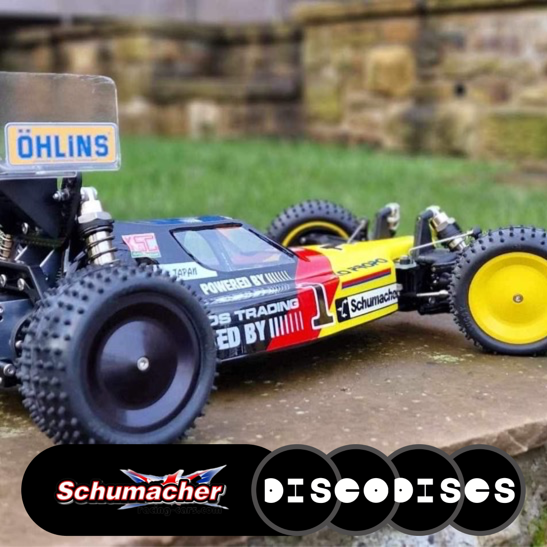 7. CAT XLS Schumacher 4WD Full Set of Disco Discs wheels