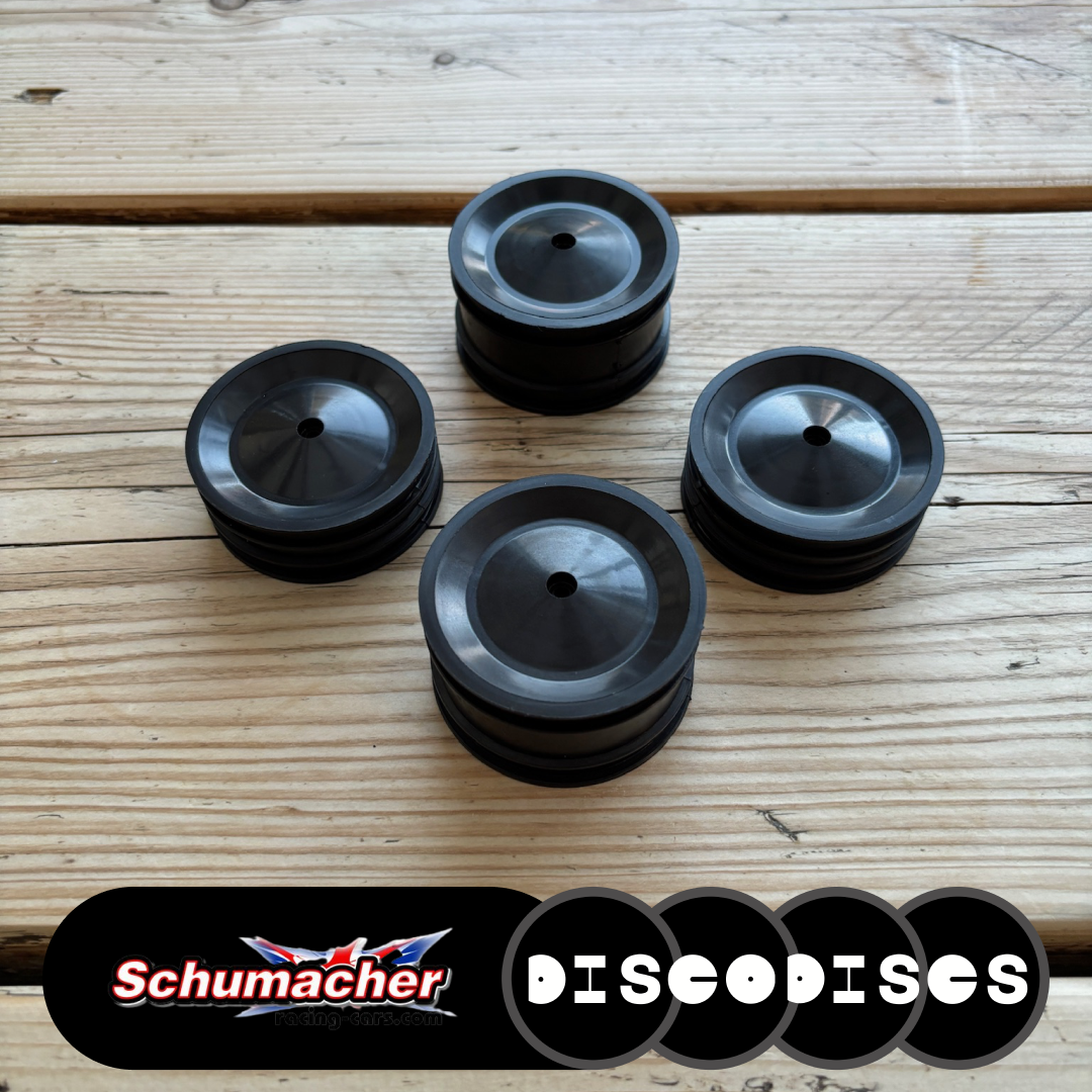 7. CAT XLS Schumacher 4WD Full Set of Disco Discs wheels