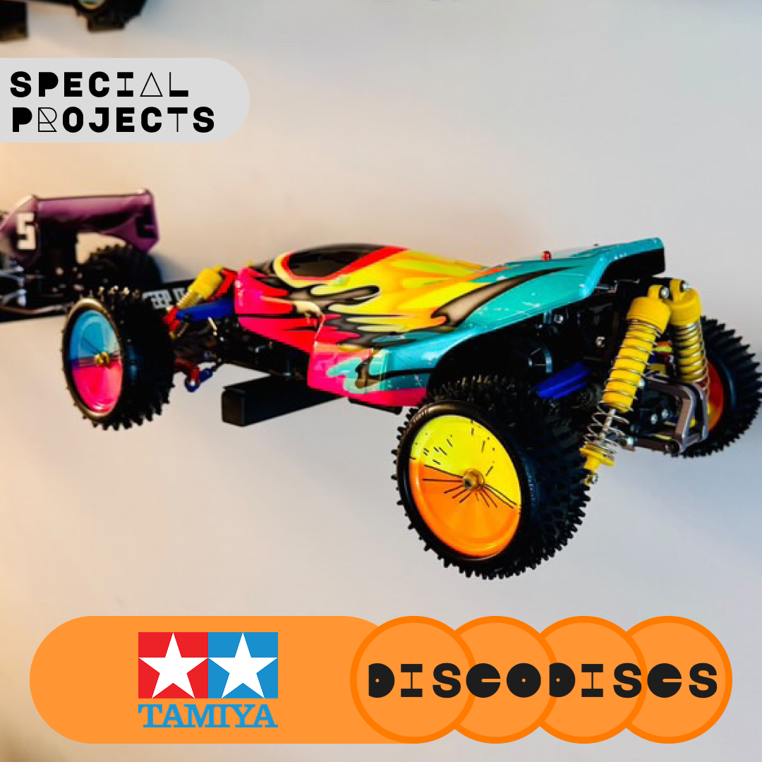 8.1 TAMIYA SPECIAL PROJECTS — DOUBLE DIPPED — full sets of Disco Discs wheels