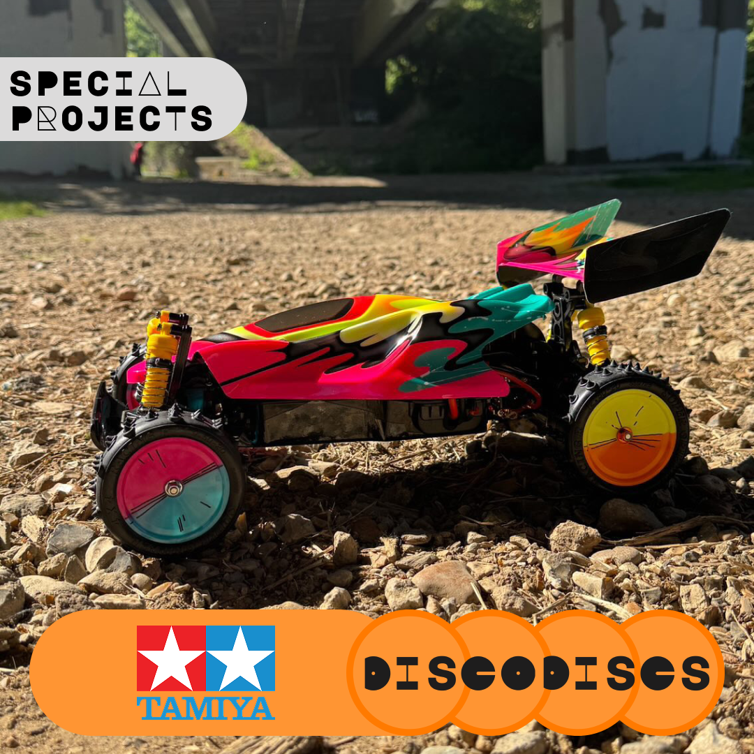 8.1 TAMIYA SPECIAL PROJECTS — DOUBLE DIPPED — full sets of Disco Discs wheels