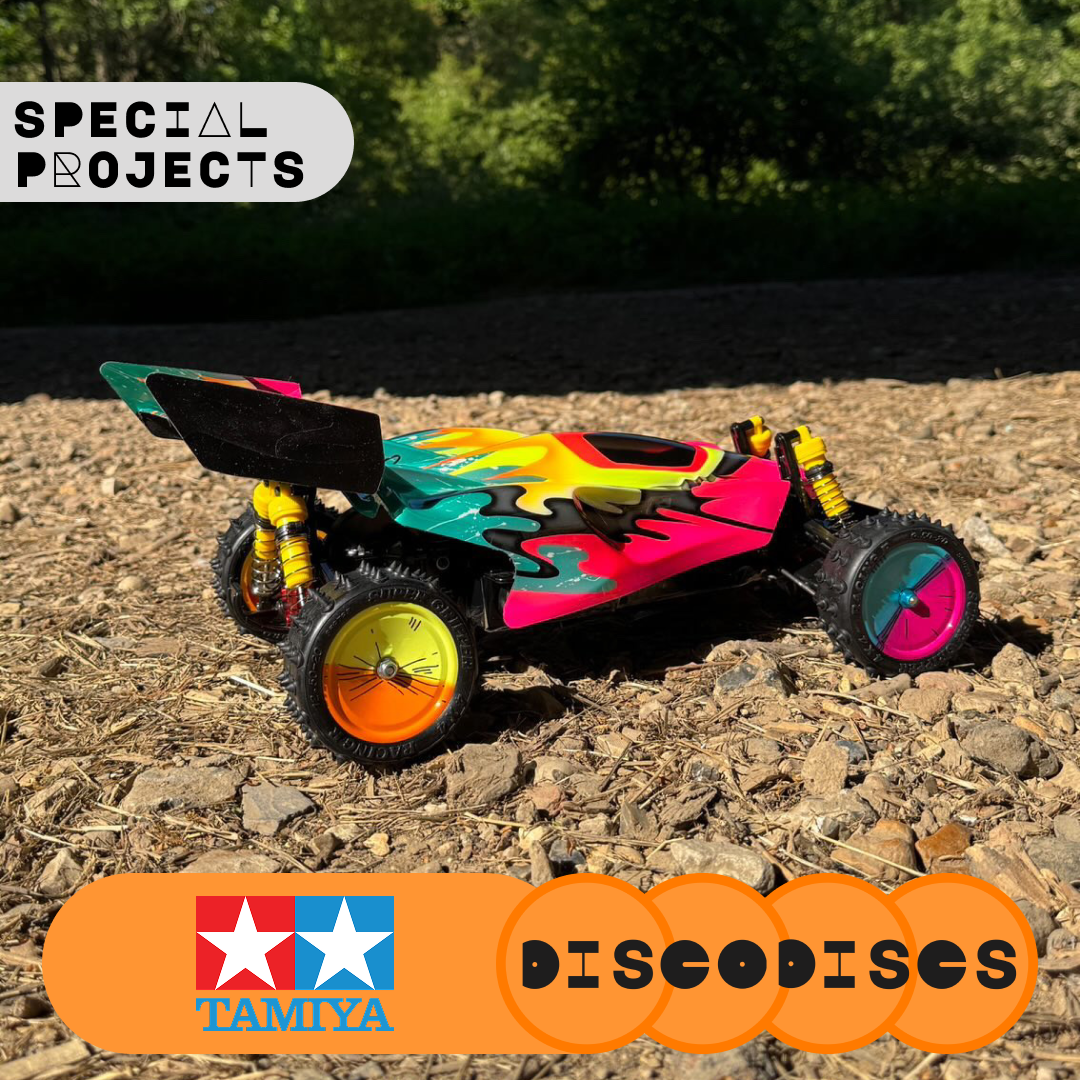 8.1 TAMIYA SPECIAL PROJECTS — DOUBLE DIPPED — full sets of Disco Discs wheels