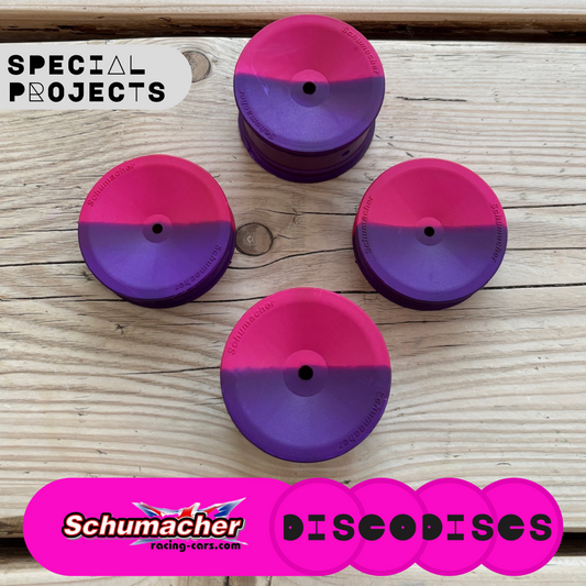 2.2 SCHUMACHER DOUBLE DIPPED — 2WD or 4WD full sets of Disco Discs wheels