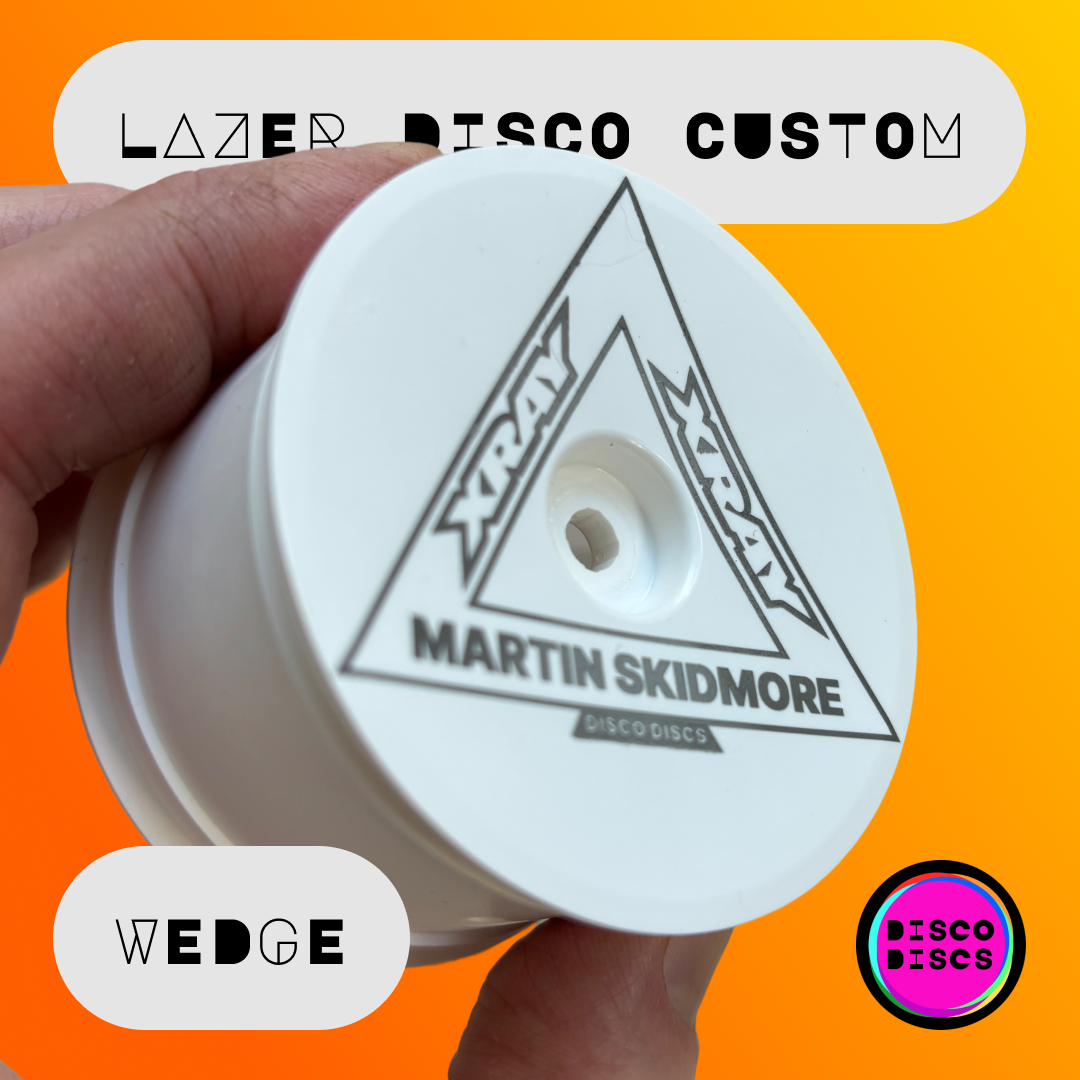 Lazer Disco Custom — WEDGE — personalise with your name & chassis logo