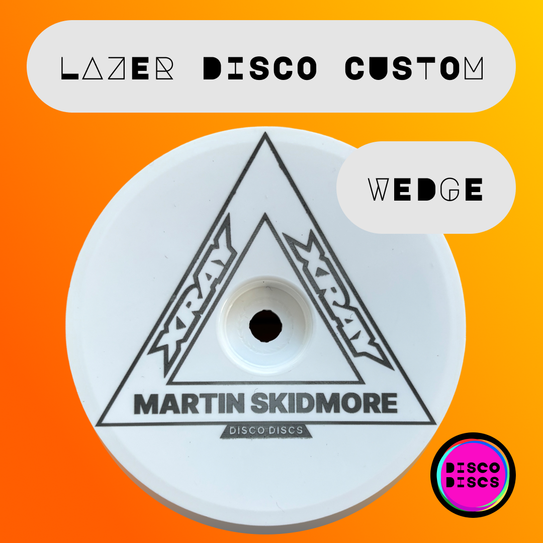 Lazer Disco Custom — WEDGE — personalise with your name & chassis logo