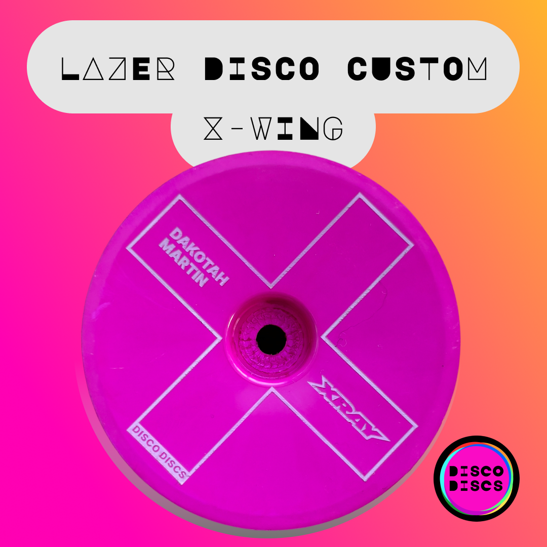 Lazer Disco Custom — X-WING — personalise with your name & chassis logo
