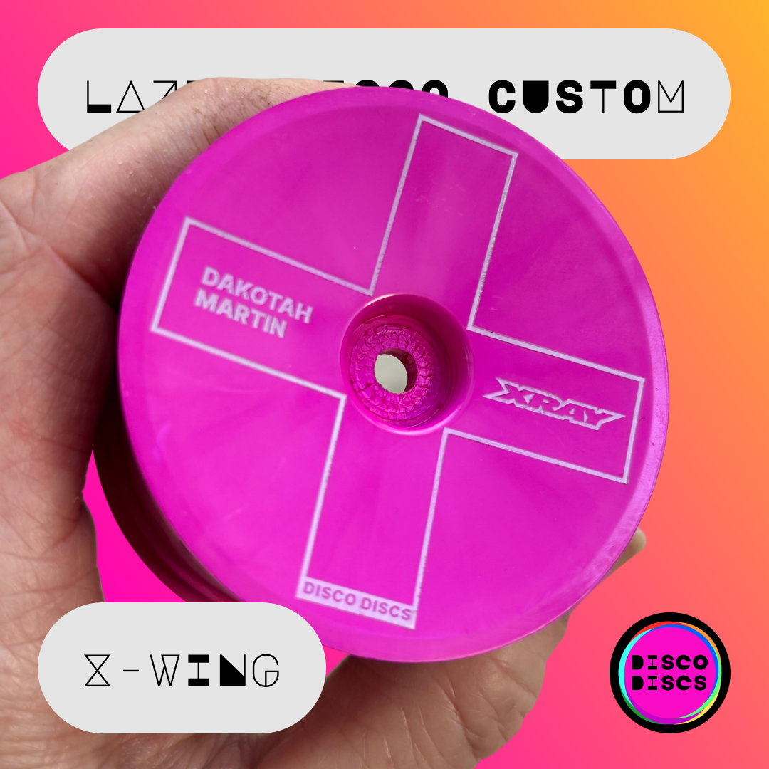Lazer Disco Custom — X-WING — personalise with your name & chassis logo