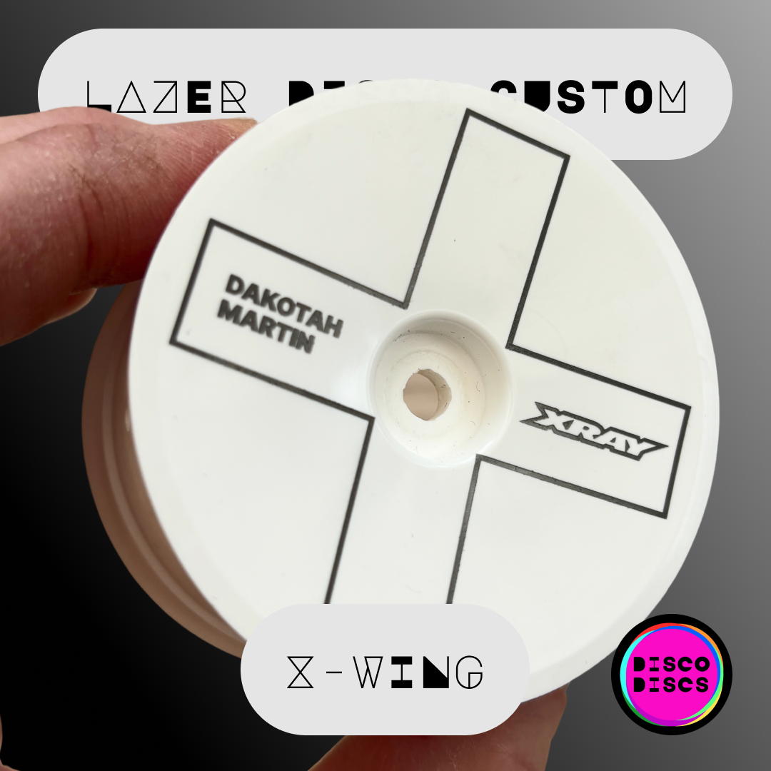 Lazer Disco Custom — X-WING — personalise with your name & chassis logo