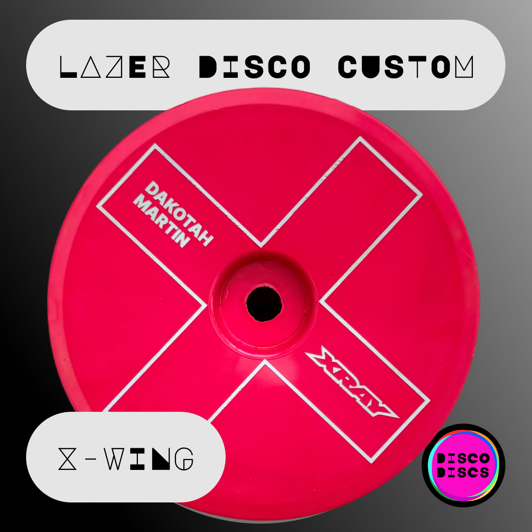 Lazer Disco Custom — X-WING — personalise with your name & chassis logo