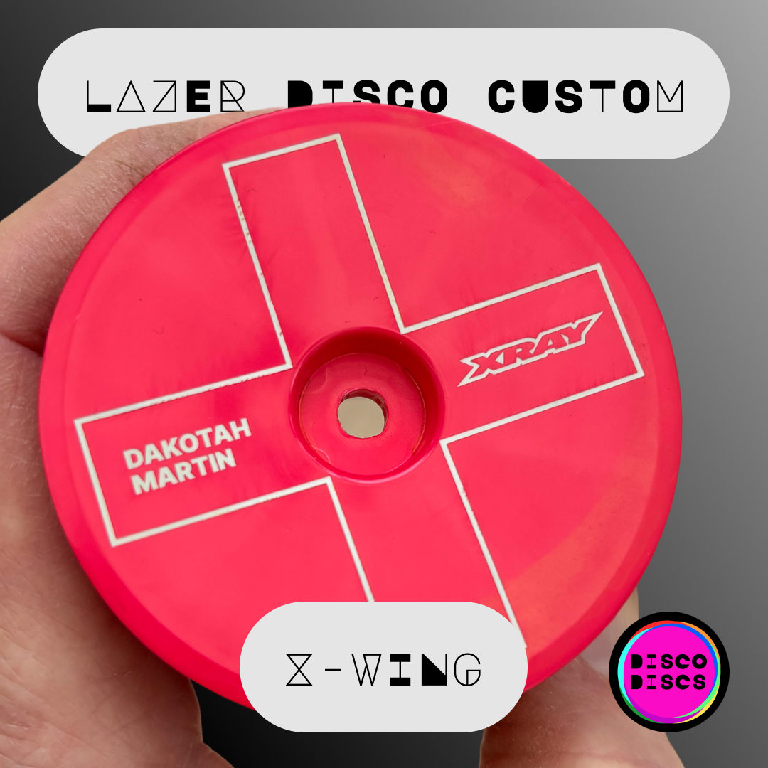 Lazer Disco Custom — X-WING — personalise with your name & chassis logo