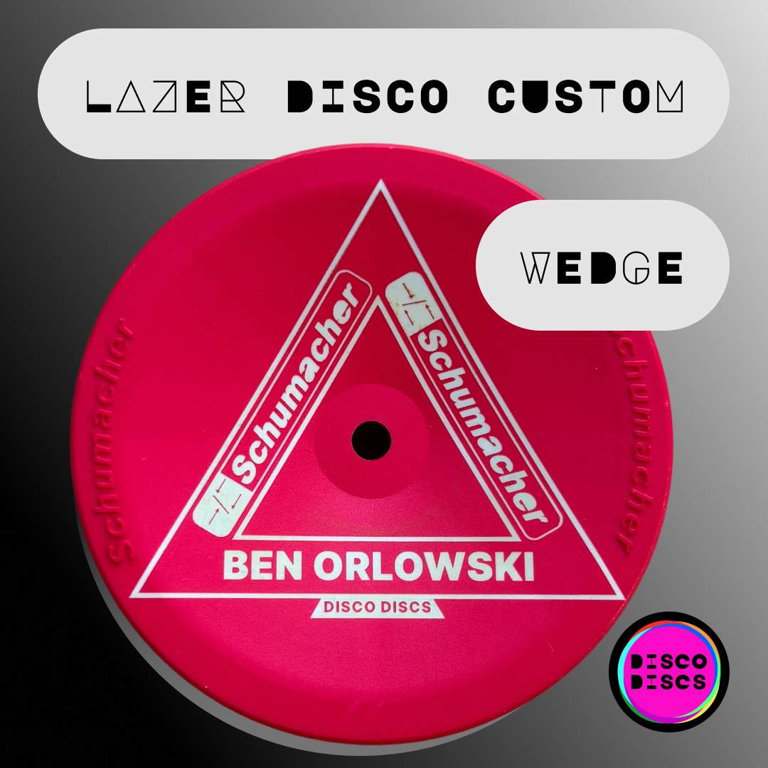 Lazer Disco Custom — WEDGE — personalise with your name & chassis logo