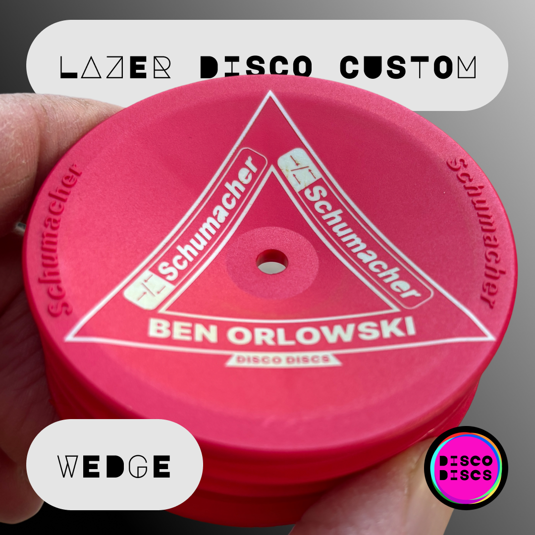 Lazer Disco Custom — WEDGE — personalise with your name & chassis logo