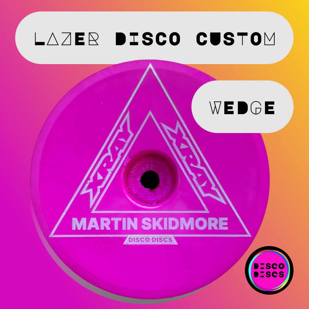 Lazer Disco Custom — WEDGE — personalise with your name & chassis logo