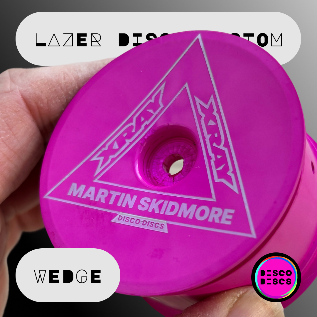 Lazer Disco Custom — WEDGE — personalise with your name & chassis logo