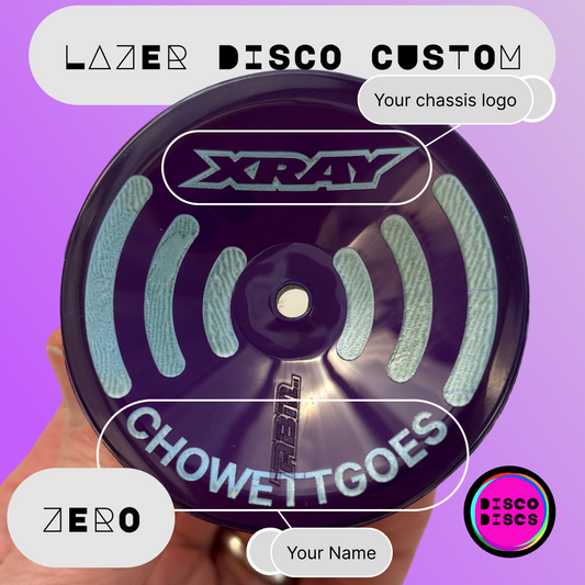 Lazer Disco Custom — RADAR — personalise with your name & chassis logo