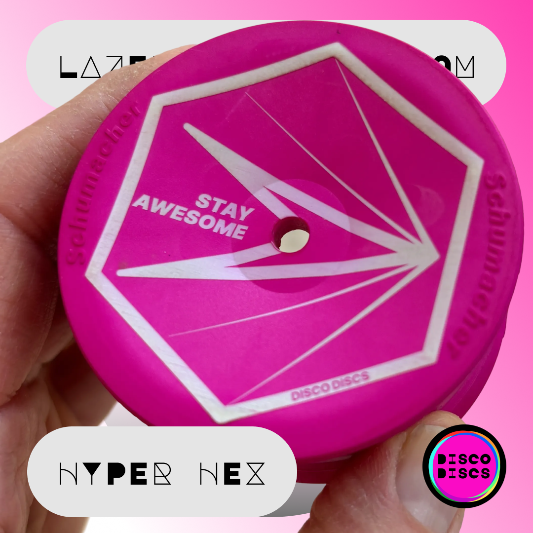 HYPER HEX — Lazer Disco Custom — personalise with your name