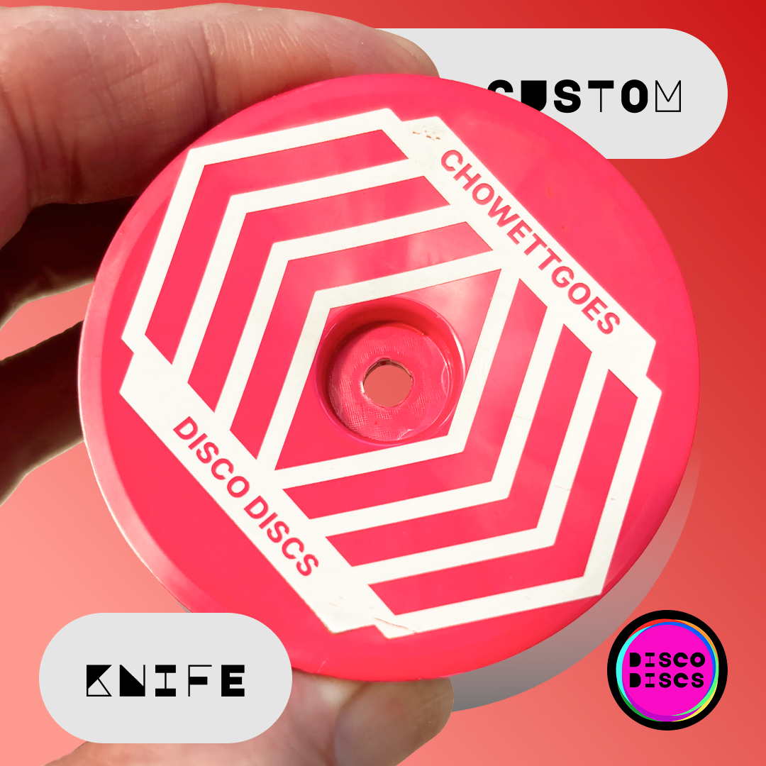 KNIFE — Lazer Disco Custom — personalise with your name